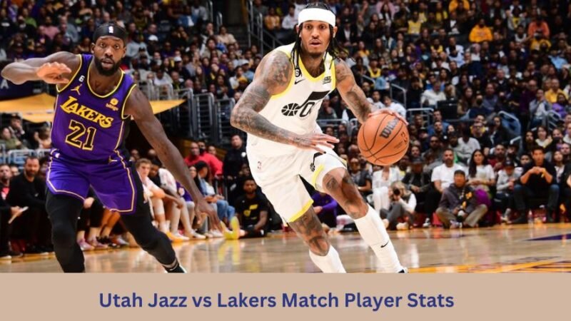 Utah Jazz vs Lakers Match Player Stats