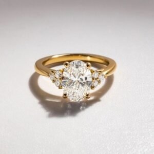 The Magic of a 2 Carat Oval Diamond Gold Band